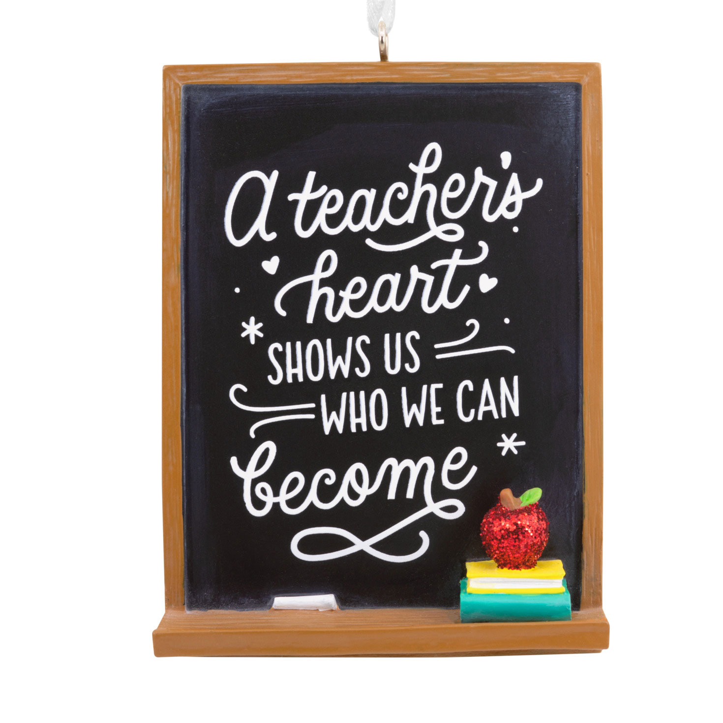 A Teacher’s Heart Blackboard Hallmark Ornament