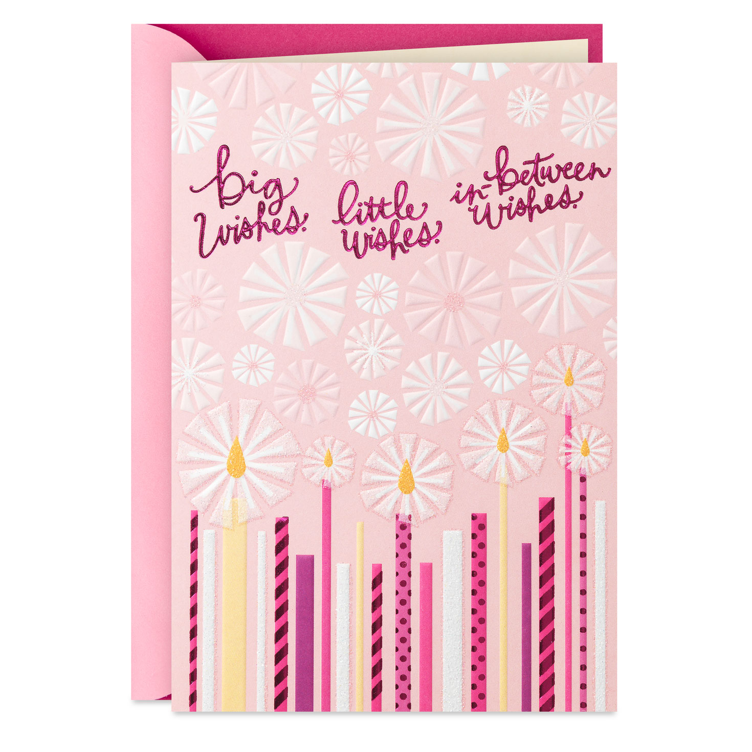 Big, Little and In-between Wishes Birthday Card