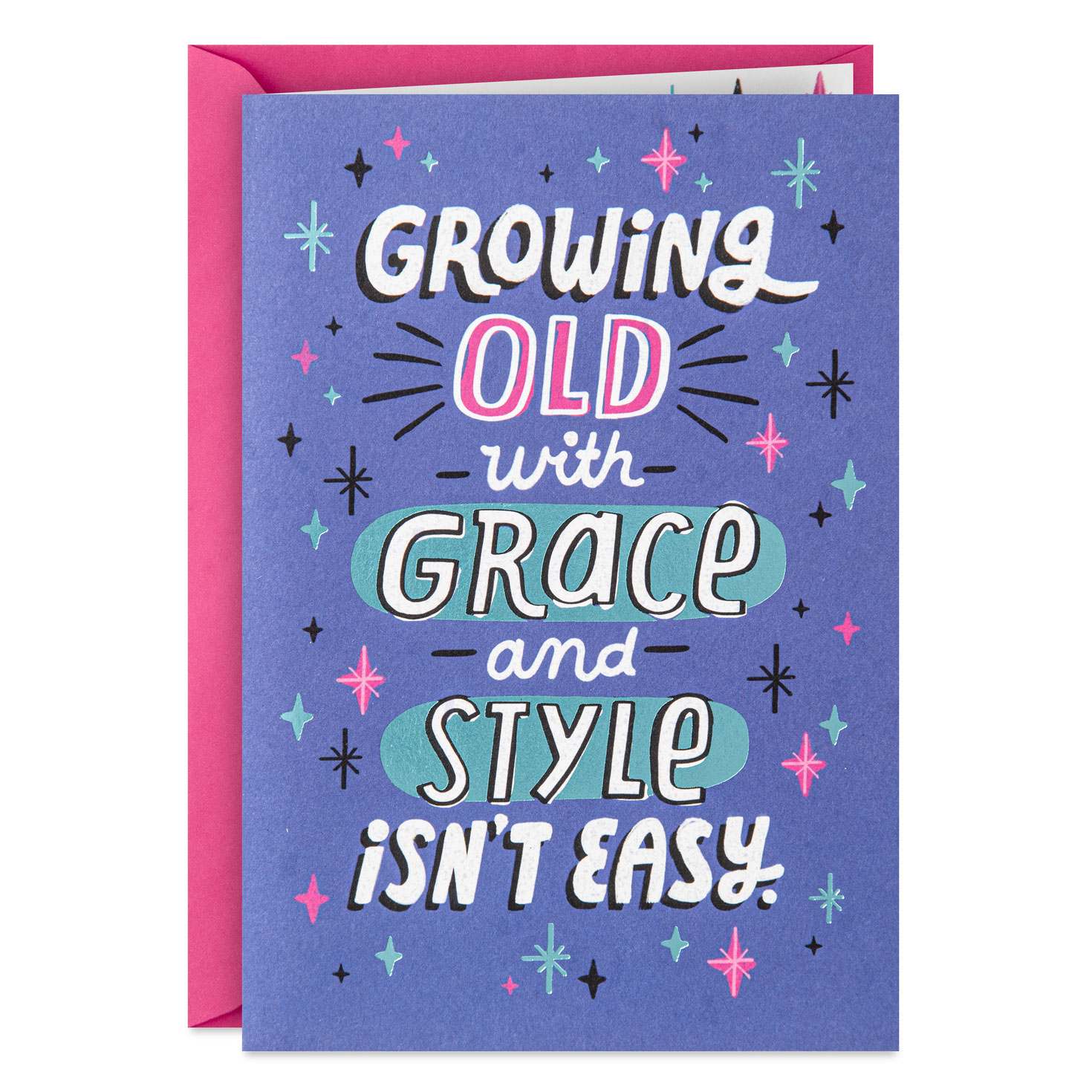 With Grace and Style Funny Birthday Card