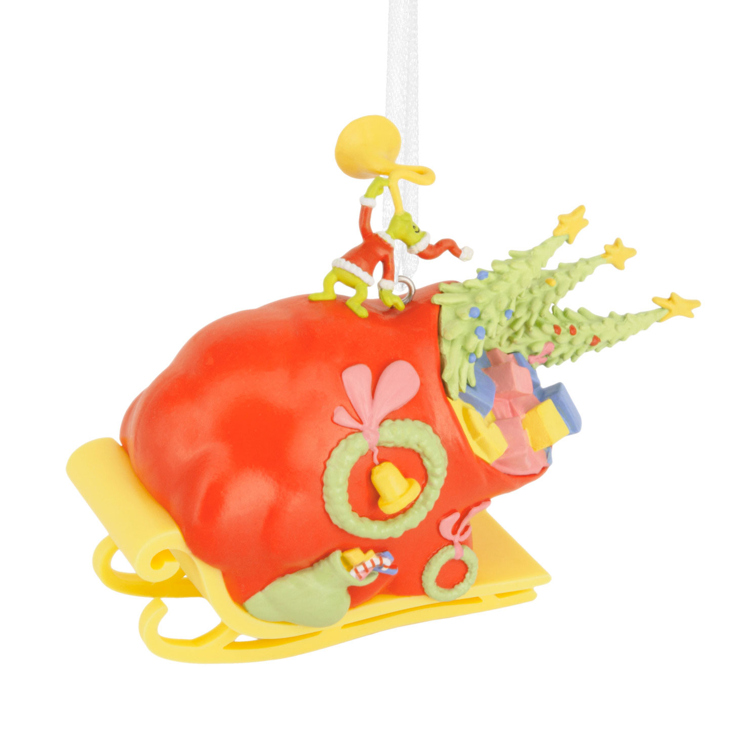 Dr. Seuss’s How the Grinch Stole Christmas!™ Grinch on Sleigh Hallmark Ornament