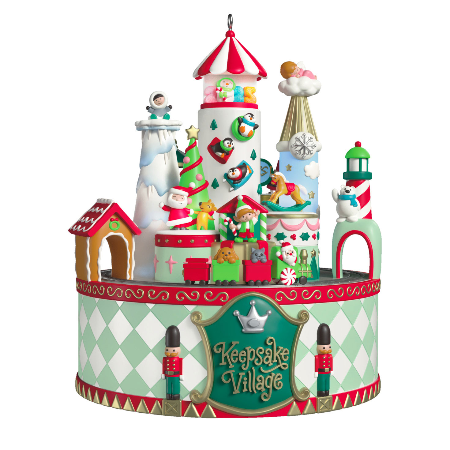 Keepsake Village Musical Ornament With Light and Motion