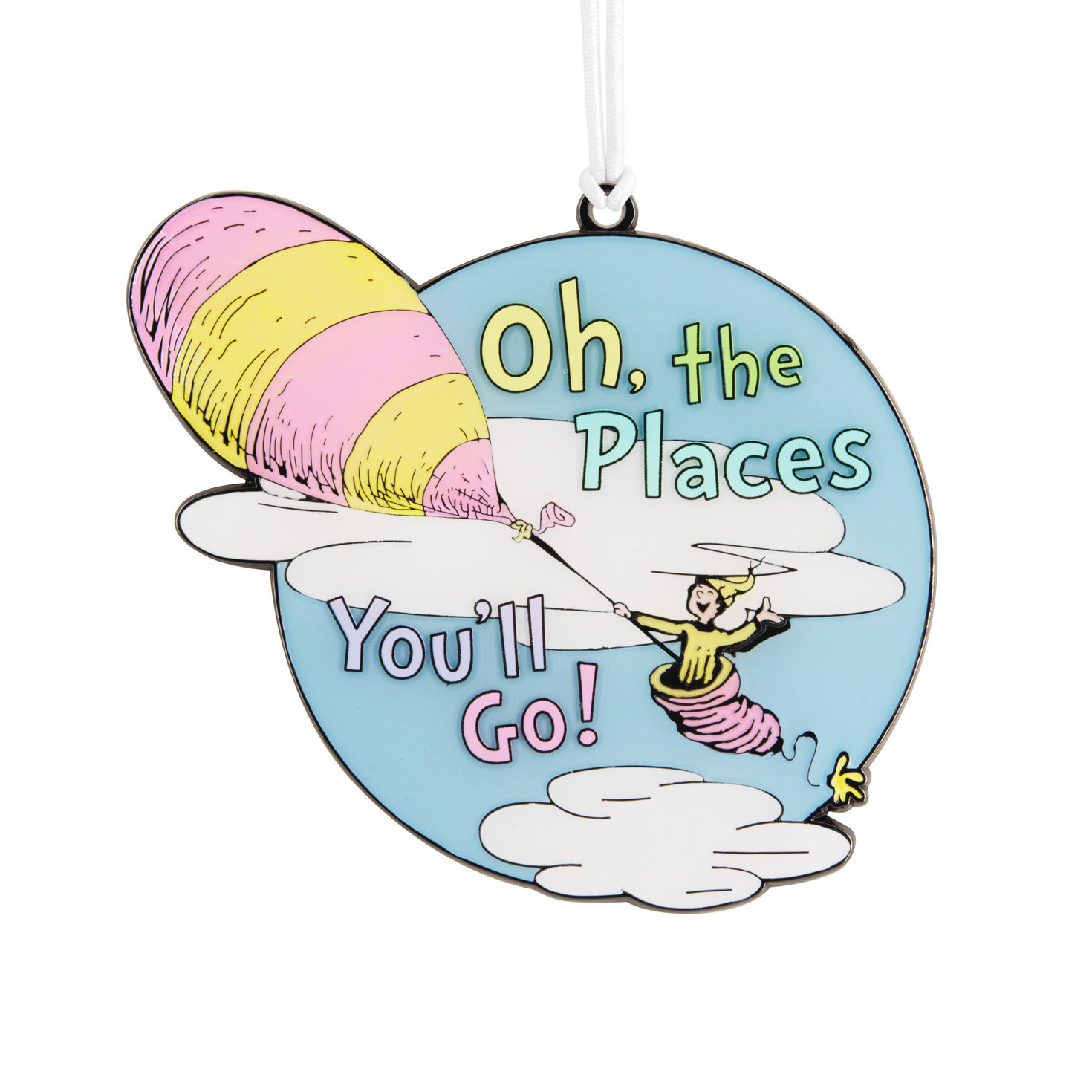 Dr. Seuss Oh, the Places You’ll Go! Metal Hallmark Ornament